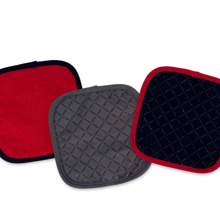 Bulk 18 Stylish Oven Mitt 18x18cm 3 Asst