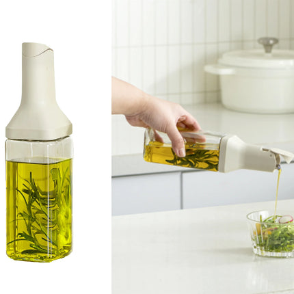 Bulk 12 Glass Oil Dispenser W Auto Flip 350ml