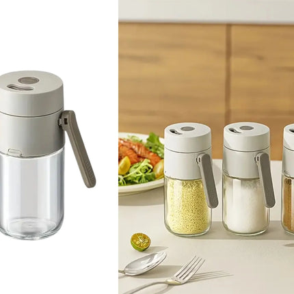 Bulk 12 Glass Quantitative Seasoning Bottle & Shaker 180ml