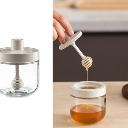 Bulk 12 Glass Honey Dispenser 300ml