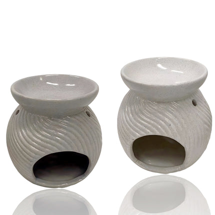 bulk 24 Ceramic Ocean Wave Oil Burner 11x10cm