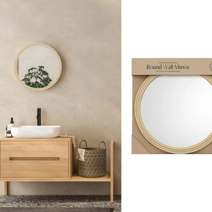 Bulk 4 Ps Round Wall Mirror 50cm