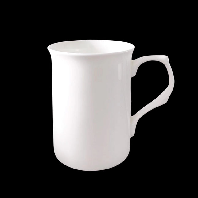 bulk 24 White Bone China Mug 310ml