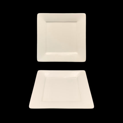 bulk 24 White New Bone China Square Side Plate 15cm