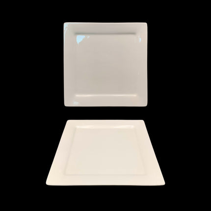 bulk 24 White New Bone China Square Side Plate 21cm