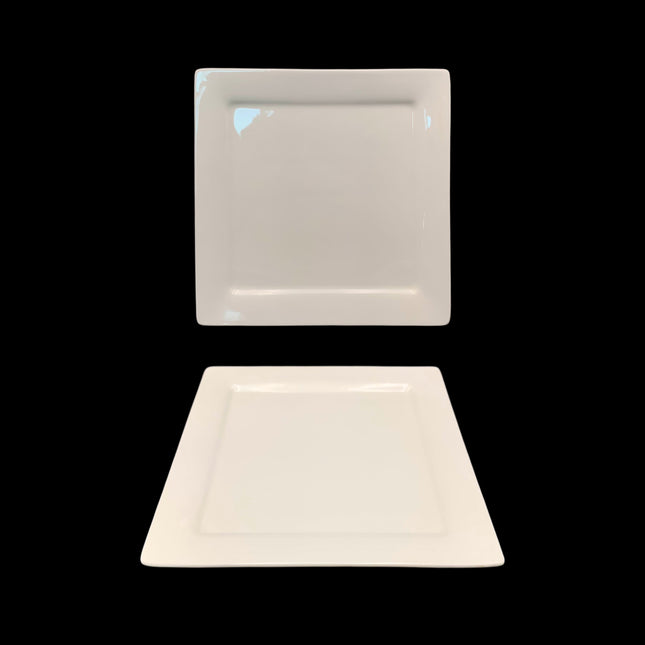 bulk 24 White New Bone China Square Side Plate 21cm