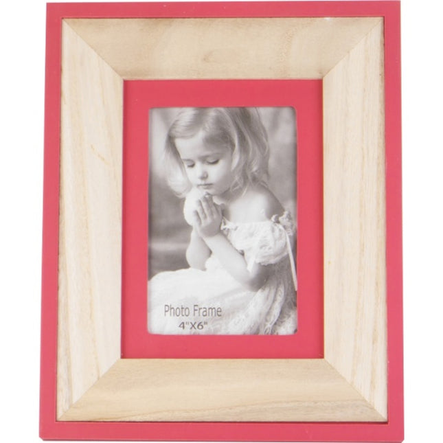 Wood Single Photo Frame 23cm