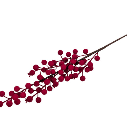 Bulk 24 Xmas Flocking Berry Pick 64cm