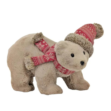 Bulk 8 Xmas Cozy Kesington Luxe Teddy 21x12x18cm