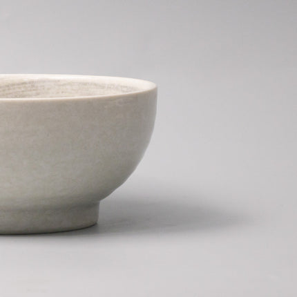 Bowl U Shaped 19cm Grey Swirl Glaze