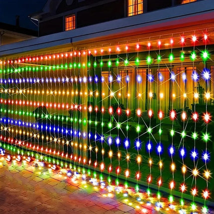 LED Curtain Lights 6mx3m 600 Multi-Color