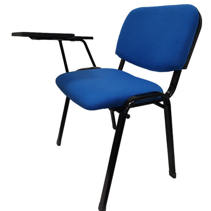 NNECN Lecture Chair with Table Top for Classroom Lecture Training Conference (Set of 6-Blue)