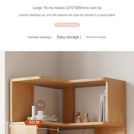 NNETMLT 5 Tier Industrial Corner Bookshelf