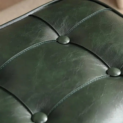 NNETM Super Soft Faux Leather Upholstered Seat - Green Black
