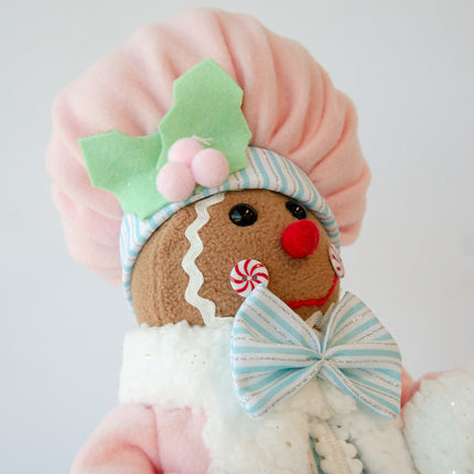 LUXURY CHRISTMAS GINGERBREAD TABLE DECORATION 38CM