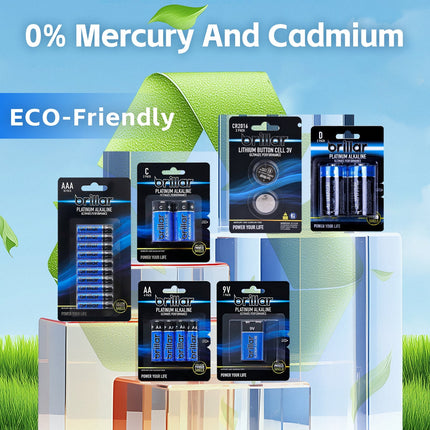 50 Pcs Brillar AA Platinum Alkaline Batteries