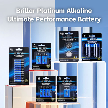 48 Pcs Brillar AA Platinum Alkaline Batteries