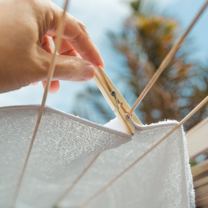 100 Pcs Eco Bamboo Clothes Pegs