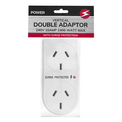 2400W Double Vertical Adapter with Surge Protection