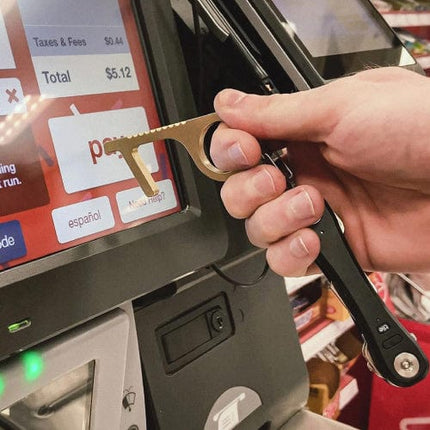 4 Pcs Clean Germ Free Hygiene Hand Antimicrobial Metal Key