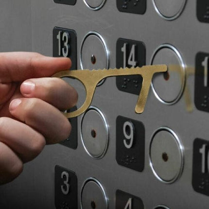 4 Pcs Clean Germ Free Hygiene Hand Antimicrobial Metal Key