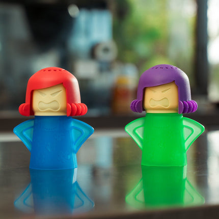 3 Pcs MAD MAMA Microwave Cleaner – BPA-Free Steam Cleaning (Assorted Colors)