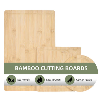 3 Pcs Bamboo Cutting Board