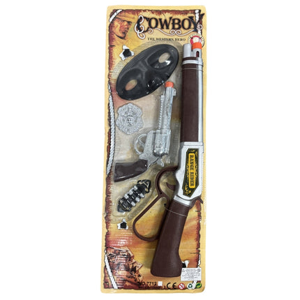 Western cowboy toy gun play set