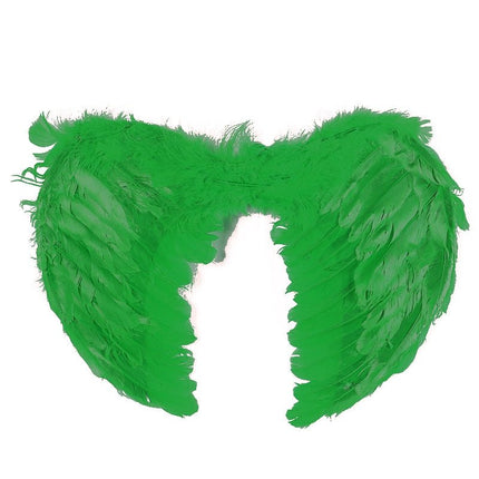 Large feather angel wings assorted colours - Black