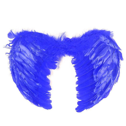 Large feather angel wings assorted colours - Hot pink