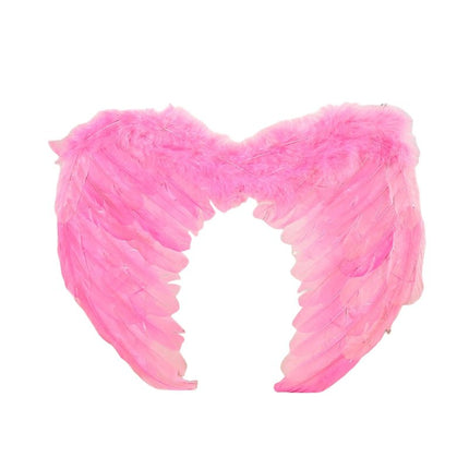 Large feather angel wings assorted colours - White