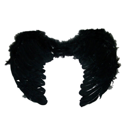 Large feather angel wings assorted colours - Red