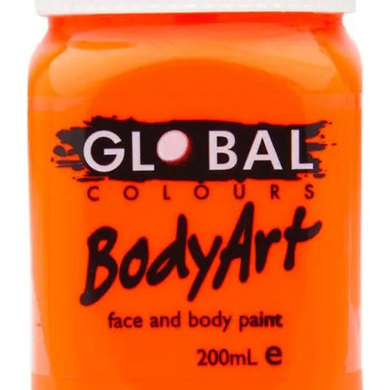 Global Colours BodyArt  Face and body paint in Jar 200ml Performance quality - Deep Green