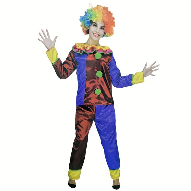 FANCY CLOWN GIRL COSTUME