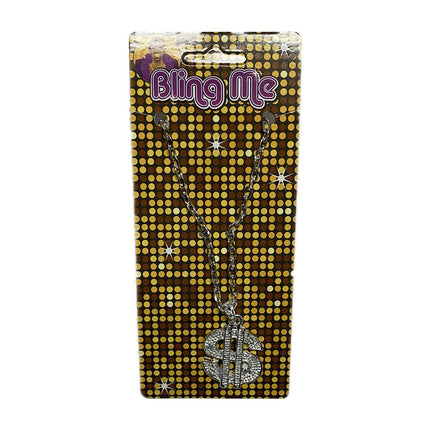 Dollar blings 2assorted - Dollar Sign-Silver