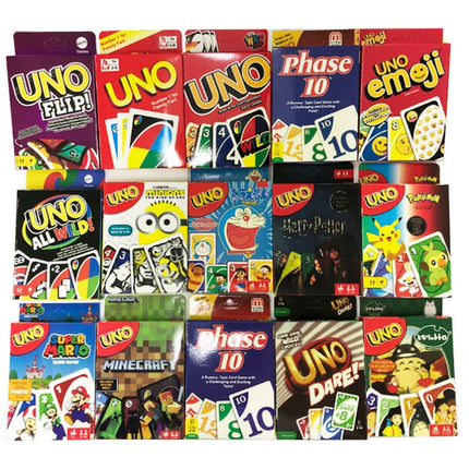 Classic UNO Playing Cards – Assorted – Family Fun for All Ages! - MINECRAFT