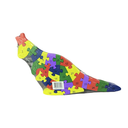 WOODEN ANIMAL PUZZLES ALPHABET AND NUMBER ASSORTED - Owl