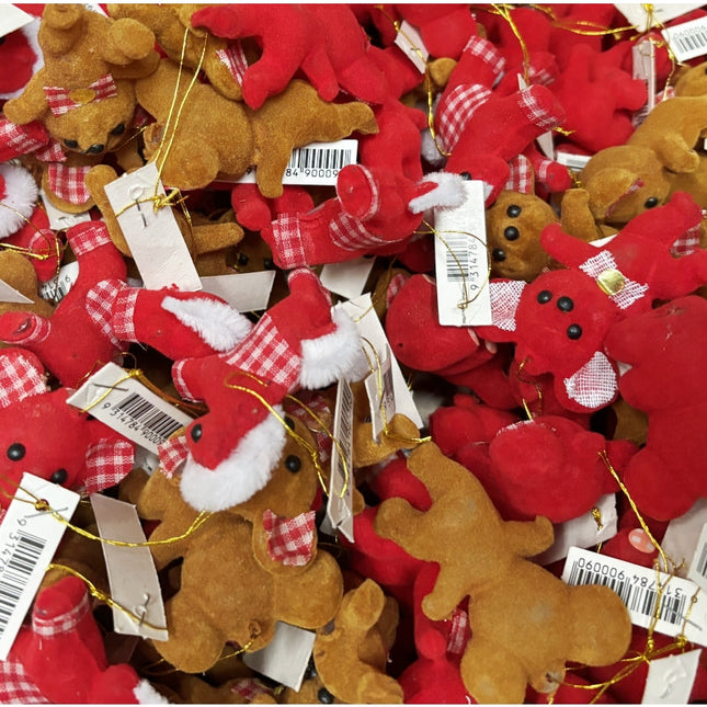 100 PCs of Assorted Ornaments Christmas Tree Decorations Xmas