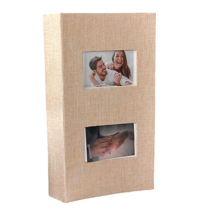 Photo album with luxurious cover Assorted colours Large 300 PCs 6 Inch - Black