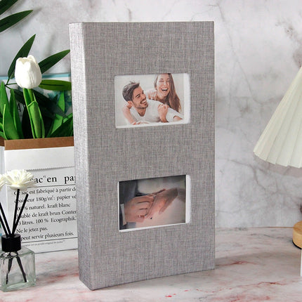 Photo album with luxurious cover Assorted colours Large 300 PCs 6 Inch - Leather