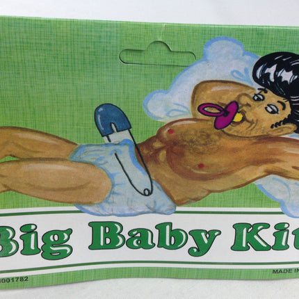 Fancy Dress Big Giant Diaper Dummy Nappy Jumbo Pin ADULT BABY COSTUME
