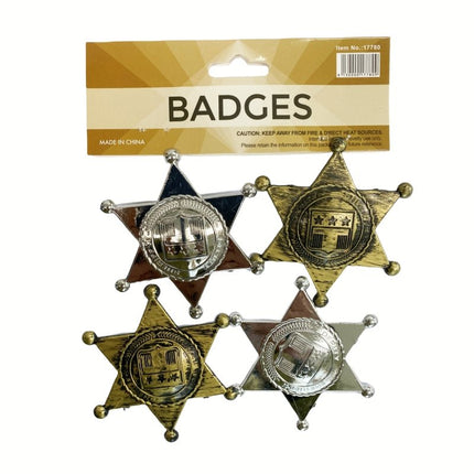 PLASTIC SHERIFF BADGE