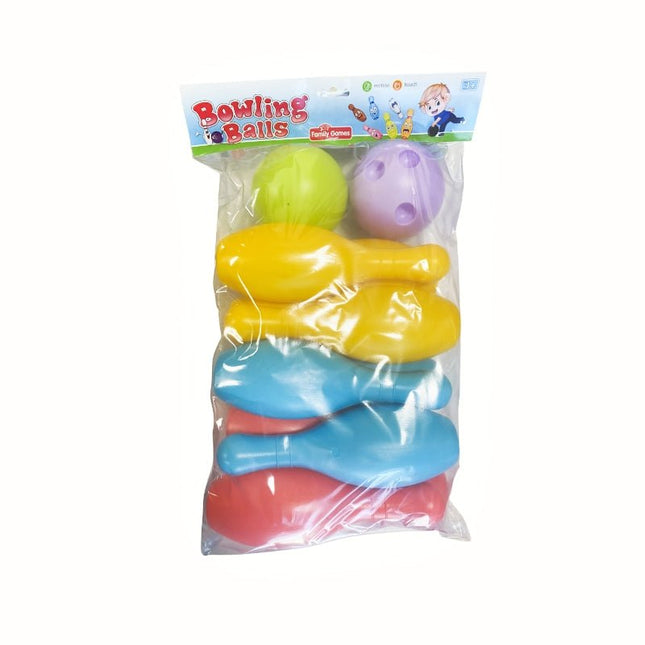 Toy bowling play set