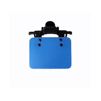 ISSF Flip-Up Eyeshield Sport Shooting Eye Shield Aim Blocker Targeting Sight Cover Blinding - Yellow-Horizontal 4x3cm