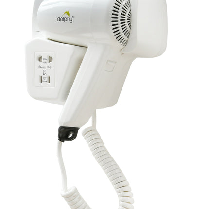 Wall Mount Hair Dryer 1200W - White