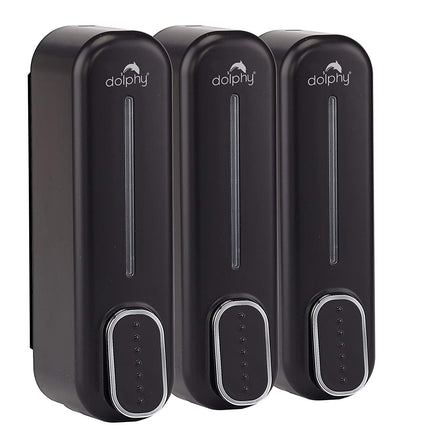 Manual Soap Dispenser 300ml (Pack of 3) - Black
