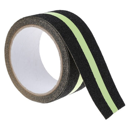 Anti Skid Tape - Black With Glow in Dark Stripe