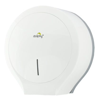CLASSIC Jumbo Toilet Paper Roll Dispenser - White