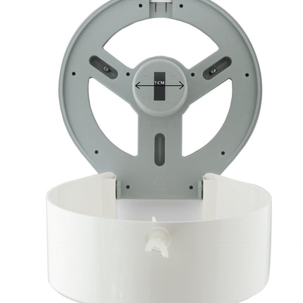 CLASSIC Jumbo Toilet Paper Roll Dispenser - White