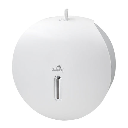 PLAZA Jumbo Toilet Roll Dispenser - White
